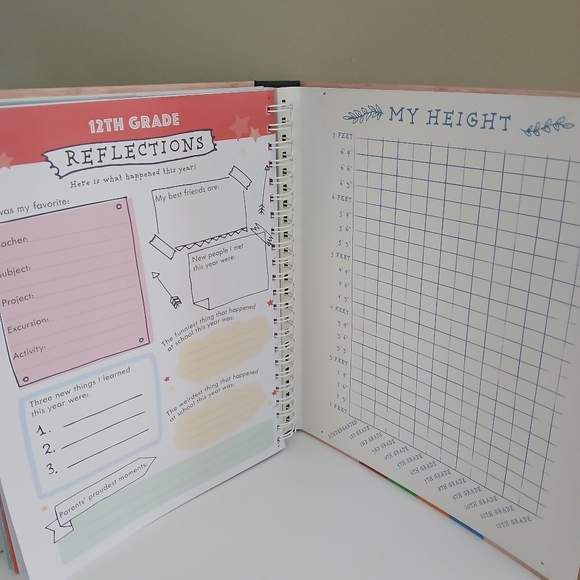 School Years Memory Journal K-12 Keepsake Book - Picture 4 of 6